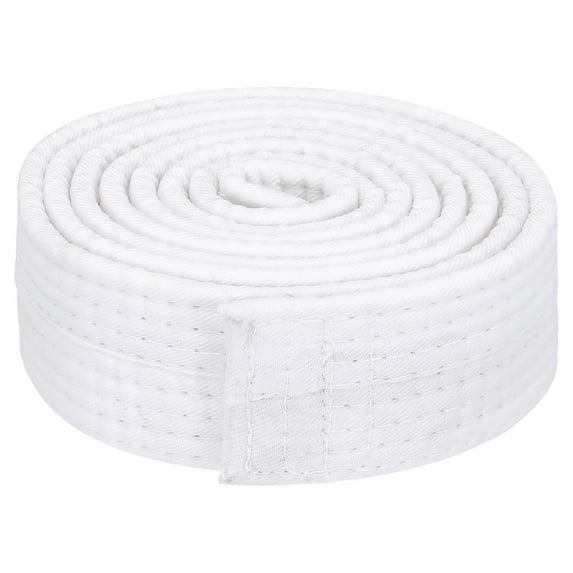 Uxcell Polyester Taekwondo Colored Ranking Belt For Practitioners White 1.57"x5.2'