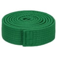 thumbnail image 1 of Uxcell Polyester Taekwondo Colored Ranking Belt For Practitioners Green 1.57"x6.5', 1 of 5