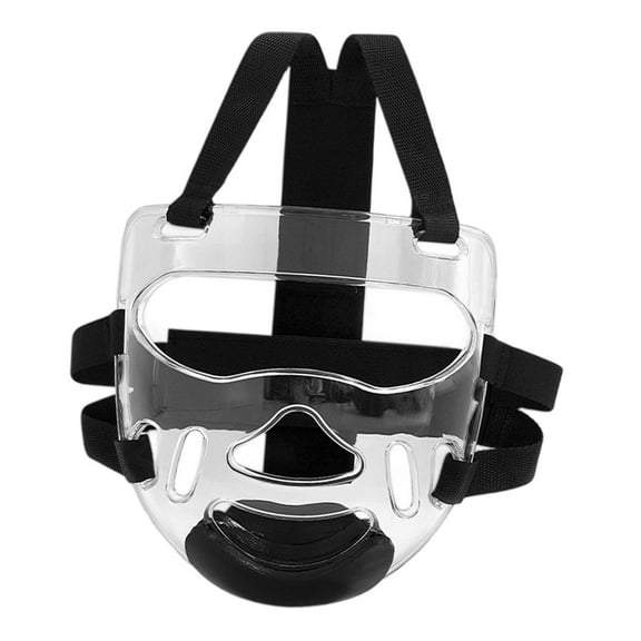 Taekwondo Face Shield Protector Clear Ventilated Impact Resistant PC for Kids Adults Boxing Karate Sparring
