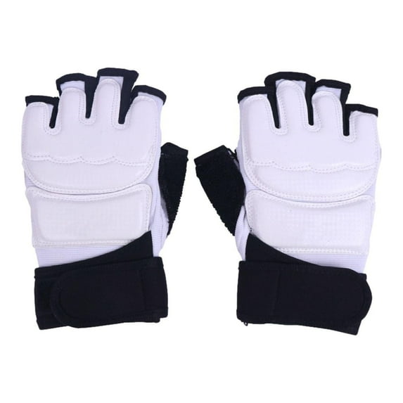 Taekwondo Hand And Foot Protector, Magic Tape Taekwondo Gloves Foot Protector, Breathable Taekwondo Foot Guard, MMA Adult Child Hand Foot Protector, Half Finger Boxing Gloves
