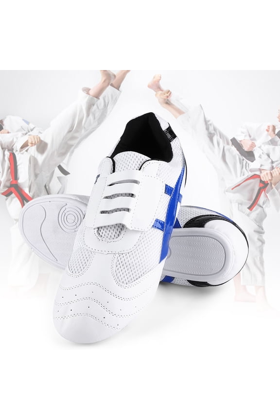 Taekwondo Shoes Boxing Shoes Taichi Shoes Sport Lightweight Shoes Unisex Taekwondo Boxing Kung Fu Tai Chi Sports Gym Shoes For Children Adults36