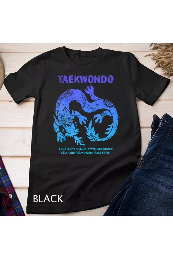 Taekwondo TKD Tae Kwon Do Dragon Artwork Martial Arts T-Shirt Unisex T-shirt up to size 5XL