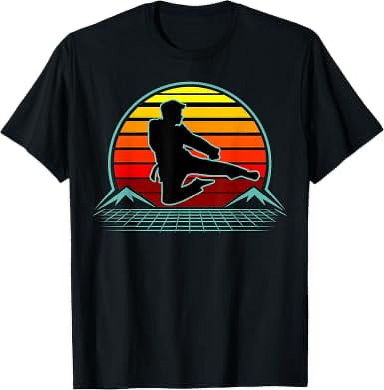 T-shirt Taekwondo Noir - Coton - Art Martial Coréen - Neuf Avec étiquettes - Homme
