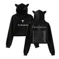 thumbnail image 1 of Taemin Ephemeral Cat ear Hoodie fashion trend women's short hoodie sportswear, 1 of 2