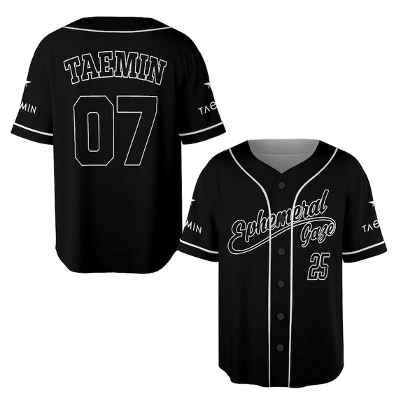 Taemin Ephemeral Gaze Tour 2025 shirts short sleeve V neck button down shirts unisex tops