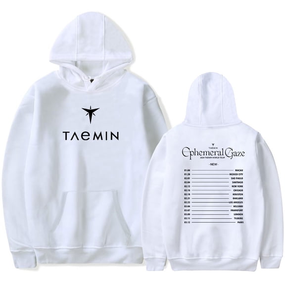 Taemin Ephemeral Hoodie fashion trend long sleeved hooded sportswear street wear
