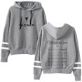 thumbnail image 1 of Taemin Ephemeral Pocket free unisex fashion trend long sleeved hooded sports shirt, 1 of 2