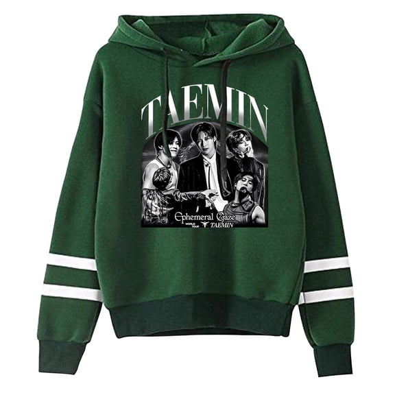 Taemin Ephemeral Pocket free unisex pop singer casual long sleeved hooded sweatshirt