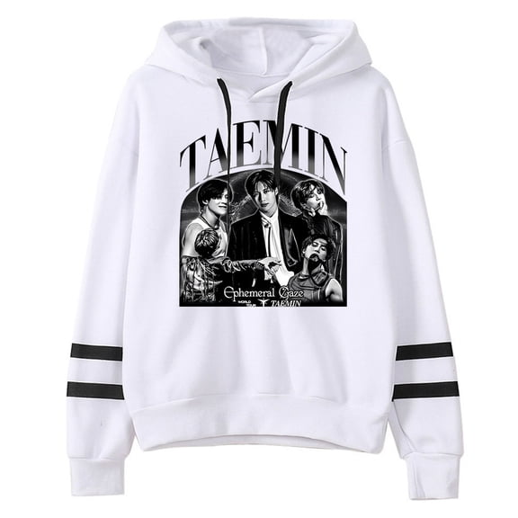 Taemin Ephemeral Pocket free unisex pop singer casual long sleeved hooded sweatshirt
