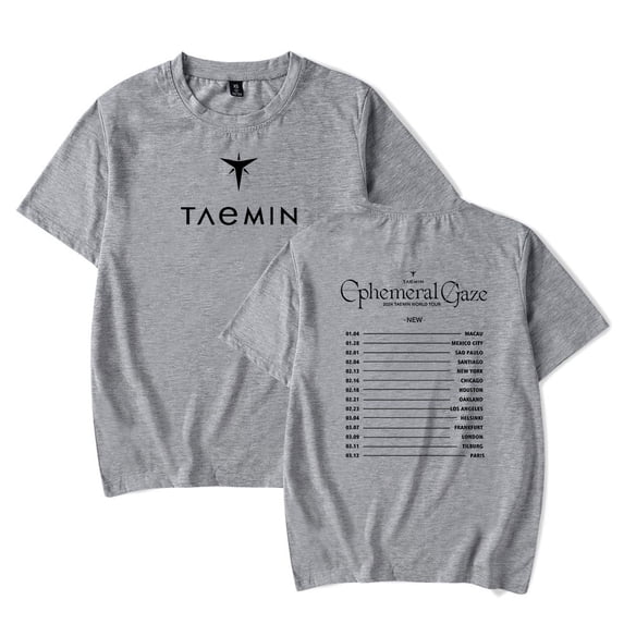Taemin Ephemeral T-shirt summer fashion trend loose short sleeved T-shirt top