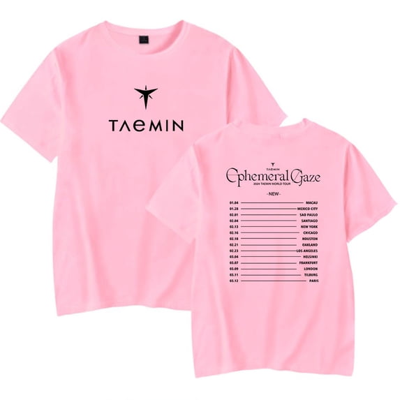 Taemin Ephemeral T-shirt summer fashion trend loose short sleeved T-shirt top