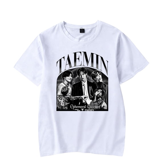 Taemin Ephemeral T-shirt summer pop singer loose casual short sleeved T-shirt top