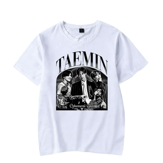 Taemin Ephemeral T-shirt summer pop singer loose casual short sleeved T-shirt top