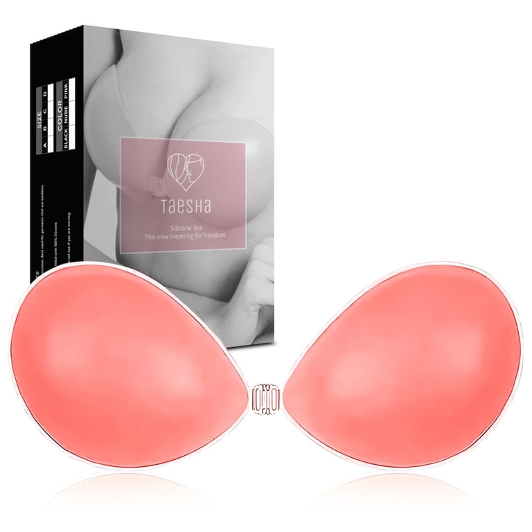 Taesha Push-up Silicone Sticky Bra, Strapless Adhesive Breast Lift Bra for Backless  Dresses, Reusable - Walmart.com