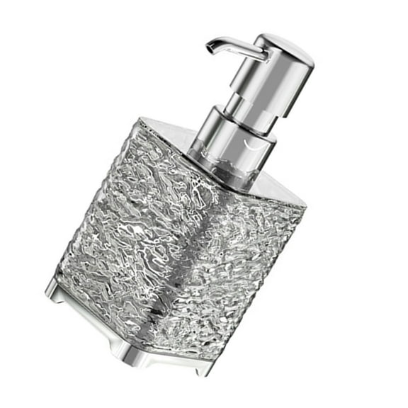 Taeuda Crystal Kitchen Refillable Dish Soap Dispenser Liquid Hand Soap Container with Rust Proof Stainless Steel Pump for Showe