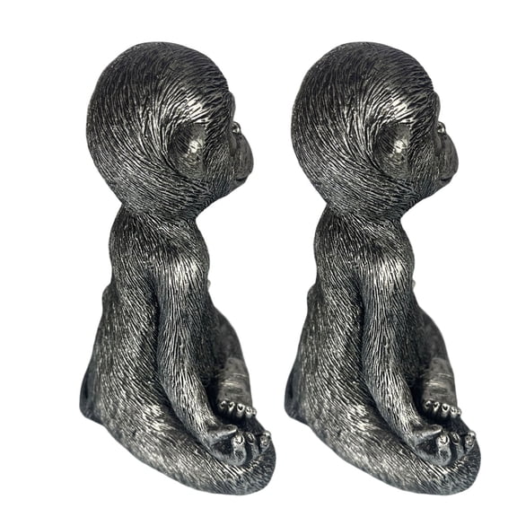 Taeuda Garden Monkey Decors Statue Fairys Garden Accessories Outdoor Monkey Figurines