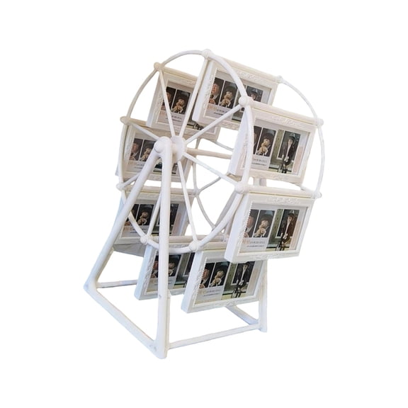 Taeuda Rotating Ferris Wheel Picture Frame Carousels Photo Frame Desktop Photo Display for Home Decors Christmas Birthday Gift