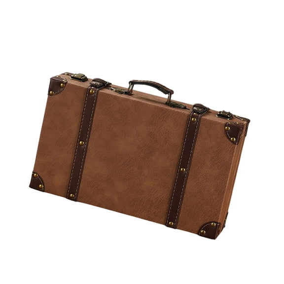 Taeuda Vintage Trunk With Sturdy Wooden Frame Modern Classical Storage Trunk For Homes Storage And Decoration