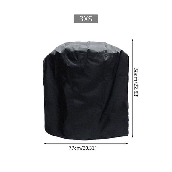 Taeuda Waterproof BBQ Cover Grill Cover Anti Dust Rain Cap Barbecue Protective Supplies