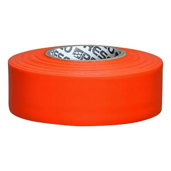 Taffeta Flagging Tape, 1-3/16 in x 300 ft, Flourescent Pink | Bundle of 2 Cartons