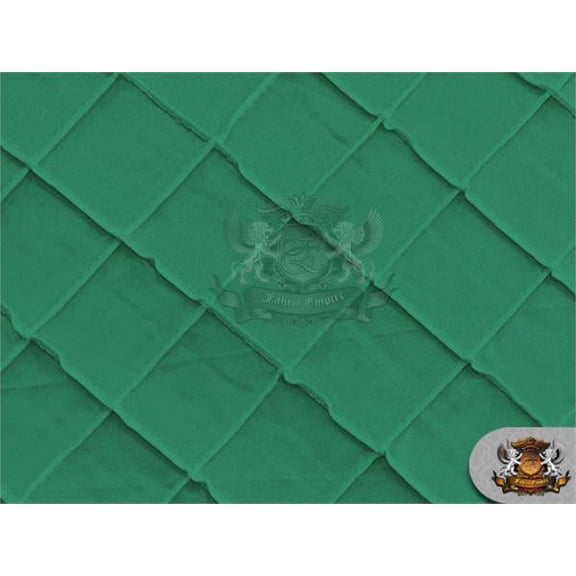 Taffeta Pintuck 2"x2" Diamond Fabric AQUA / 55" Wide / Sold by the yard