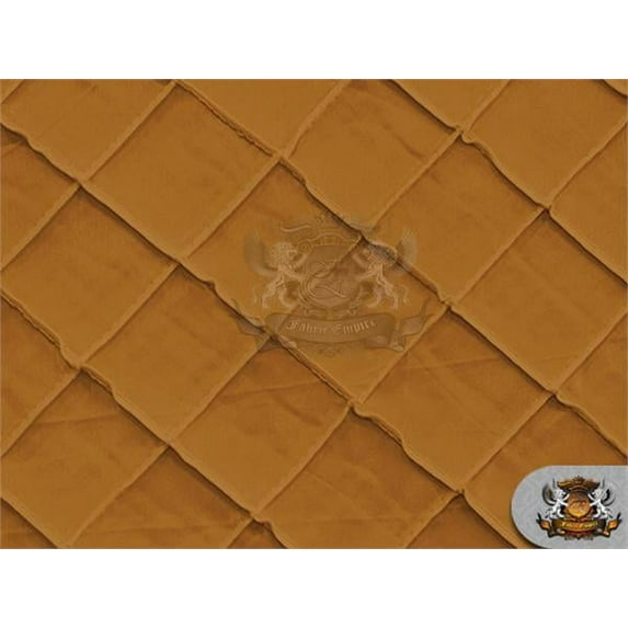 Taffeta Pintuck 2"x2" Diamond Fabric CAMEL / 110" Wide / Sold by the yard