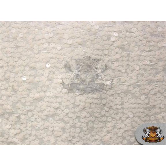 Taffeta Sequin Raindrop Fabric IVORY / 52" Wide / Sold by the yard