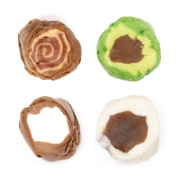 Taffy Shop Caramel Lovers Favorites, Valentine Salt Water Taffy – Assorted Gourmet Candy Variety Pack, Bulk Sweet Snack, Fresh & Gluten-Free, 30 Individually Wrapped Pieces (7oz)
