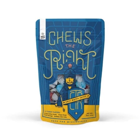 Taffy Shop Chews The Right Salt Water Super Soft Taffy (7oz)