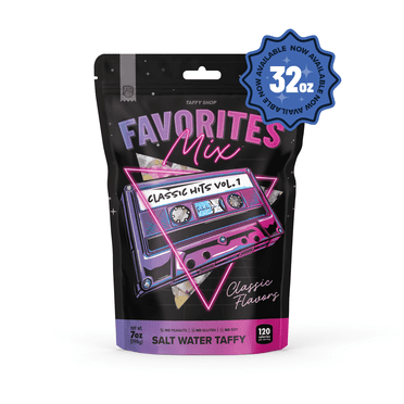 Taffy Shop "Favorites" Assorted Salt Water Taffy (32oz) Individually Wrapped