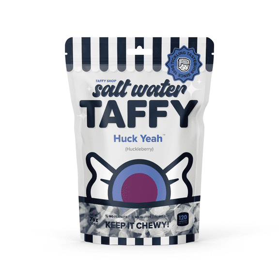 Taffy Shop Huck Yeah, Huckleberry Salt Water Taffy(32oz)