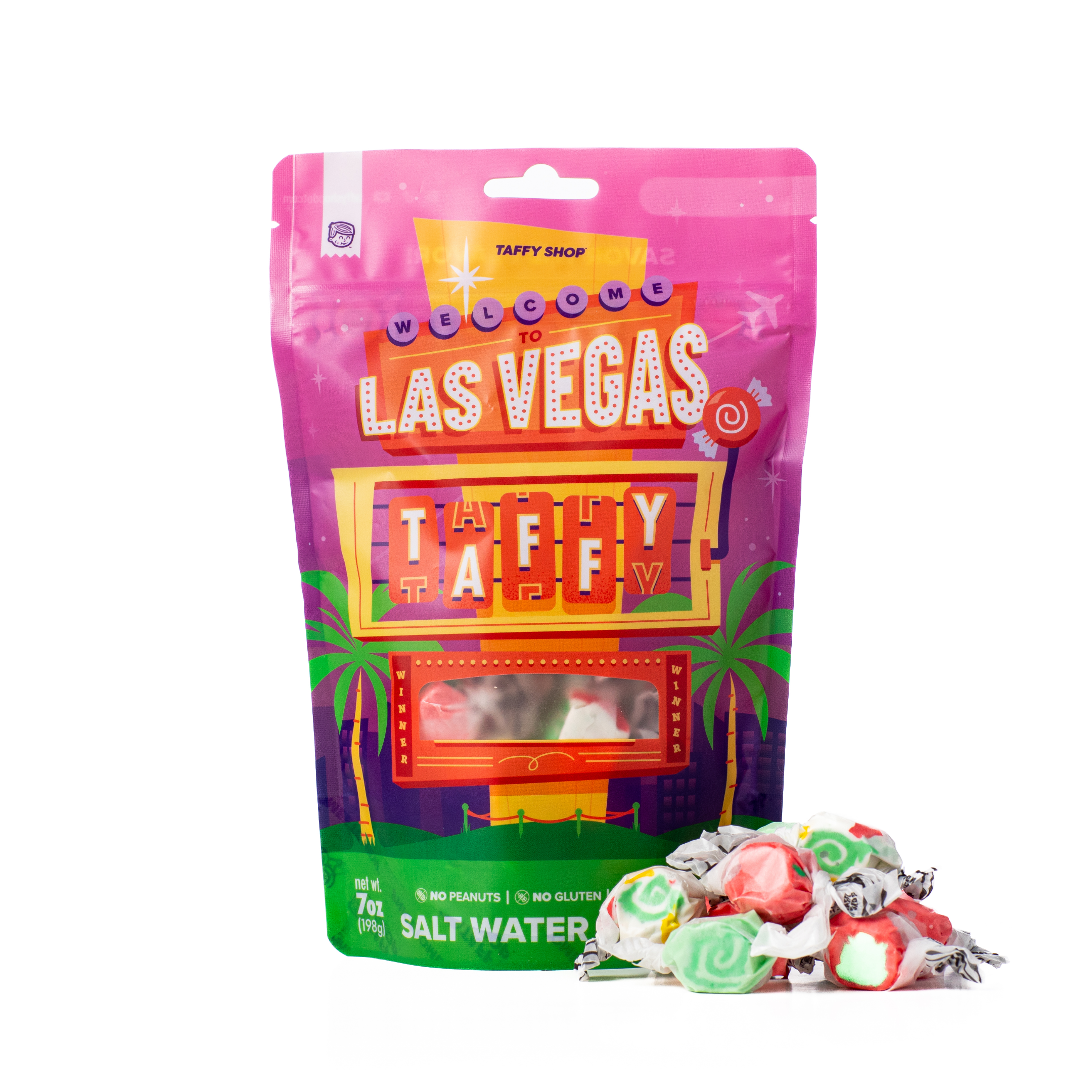 Taffy Shop Las Vegas, Salt Water Taffy (7oz)