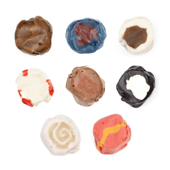 Taffy Shop Retro Favorites, Salt Water Taffy Assorted Gourmet Candy Variety Pack, Bulk Sweet Snack, Fresh & Gluten-Free, 30 Individually Wrapped Pieces (7oz)