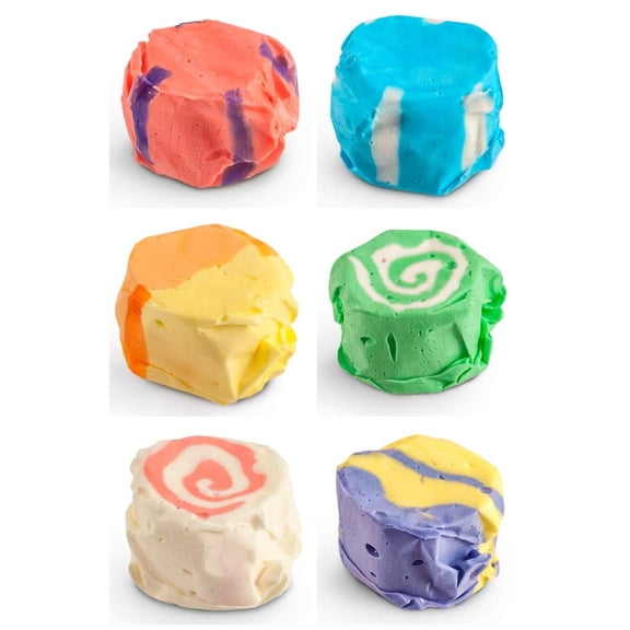 Taffy Shop Summer Favorites, Salt Water Taffy – Assorted Gourmet Candy Variety Pack, Bulk Sweet Snack, Fresh & Gluten-Free, 30 Individually Wrapped Pieces (7oz)