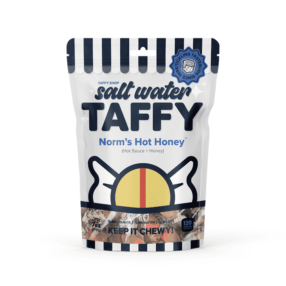 Taffy Shop Whipped Honey Salt Water Super Soft Taffy - Family (32oz) Bag