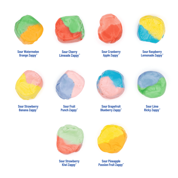 Taffy Shop Zappy Favorites, Sour Salt Water Taffy (32oz)