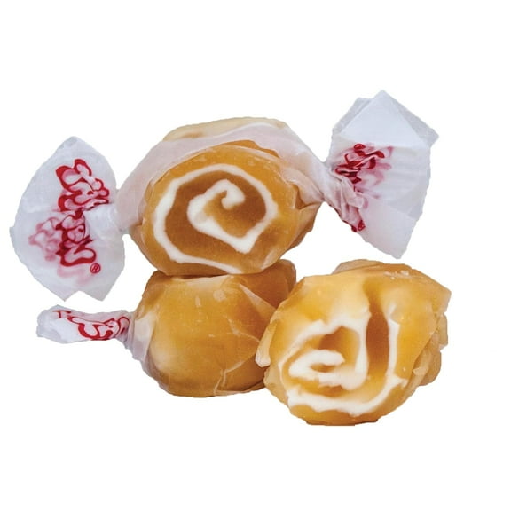 Taffy Town Saltwater Taffy - Caramel Swirls | Gourmet | Nougat-Style Candy| Soft & Delicious| Sumer Snack Treats| Party Good Candies | 2.5 Pounds