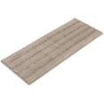 thumbnail image 1 of Tafts Ultra Soft Luxury Striped Bath Mat, Bathroom Rugs, Chenille Microfiber, Absorbent Non-Slip Machine Washable, Bathroom Decor, Super Plush Bath Mats for Bathroom, Room Decor, Almond Beige, 1 of 3