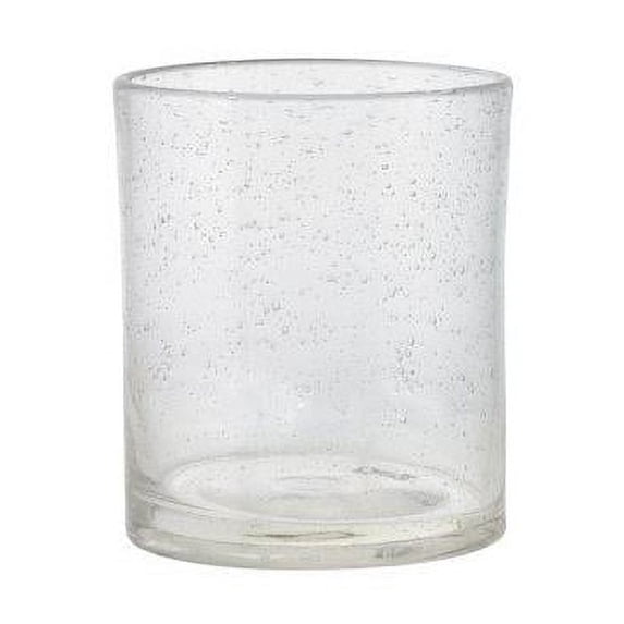 Tag 200086 Bubble Glass Double Old Fashion Glass, 15 Oz, Clear