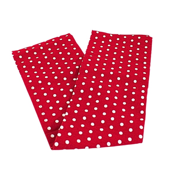 Tag 26.00In Jingle Dishtowel, Cotton, Festive Kitchen G10667 Dots
