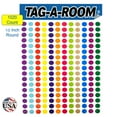 thumbnail image 1 of Tag-A-Room 1/2 inch Sticker Dot Labels, 12 Bright Colors, 8 1/2" x 11" Sheet (1020 Pack), 1 of 8