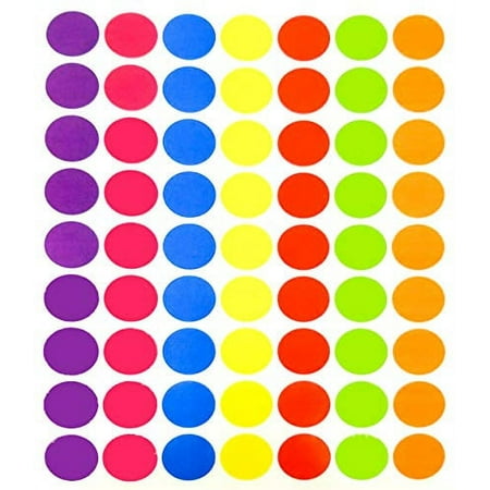Tag-A-Room 1" Color Coded Circle Dot Label Stickers 567 Count