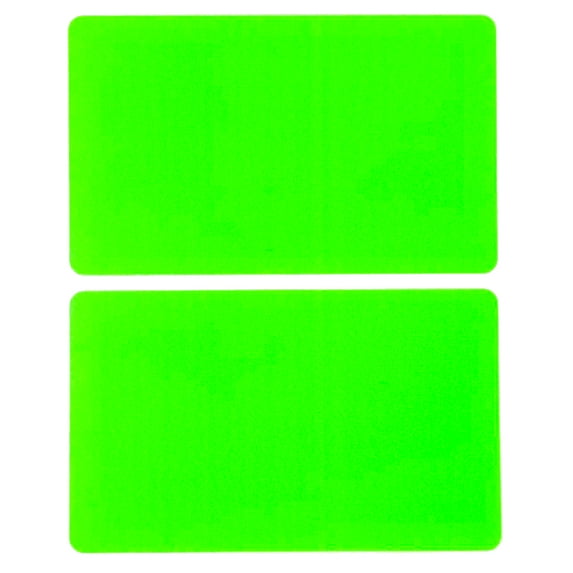 Tag-A-Room 2" x 3" Florescent Green Labels, Permanent Adhesive 50 Sticker Pack