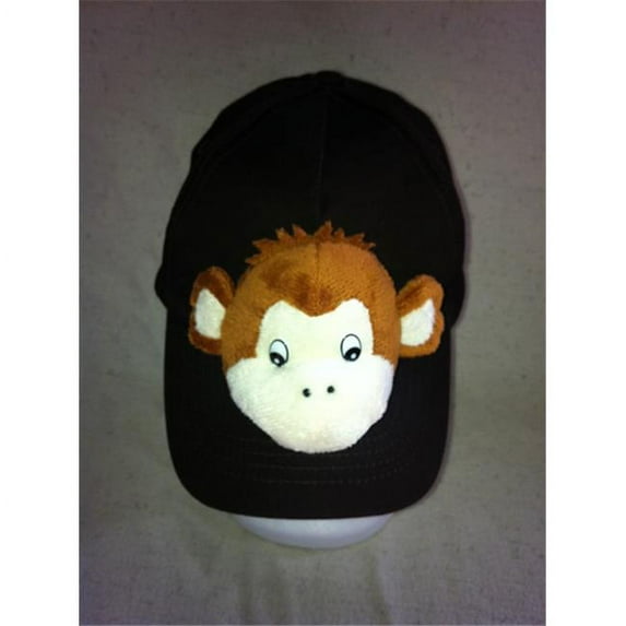 Tag Along Teddy 20001 Diggity Monkey Push doll cap Child Adjustable Brown