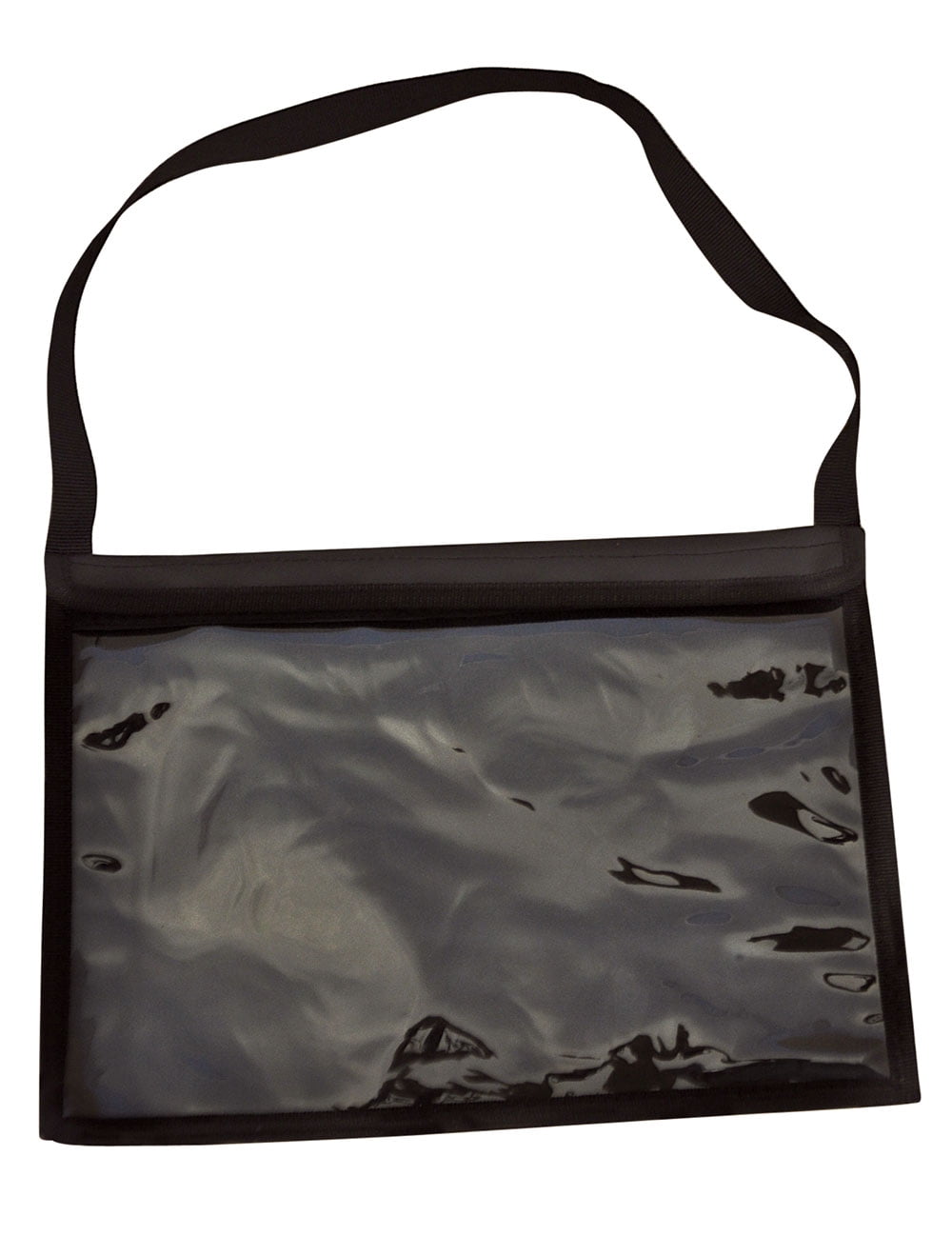 Black Vinyl Jiffy Demo Tag Bag & License Plate Holder - Temporary Pouch For Car Dealers & Lots