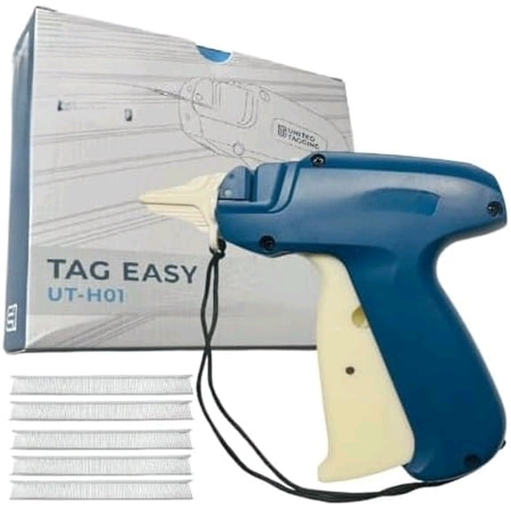 Tag Easy UT-H01 Professional Tagging Gun, Price Tagging Gun for Clothing, Standard Retail Price Tag Attacher Gun for Clothes with 500 pcs Fasteners for Store$$Office