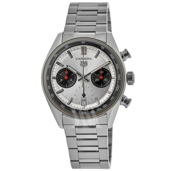 Tag Heuer Carrera Chronograph 39mm White Panda Dial Steel Men's Watch CBS2216.BA0041