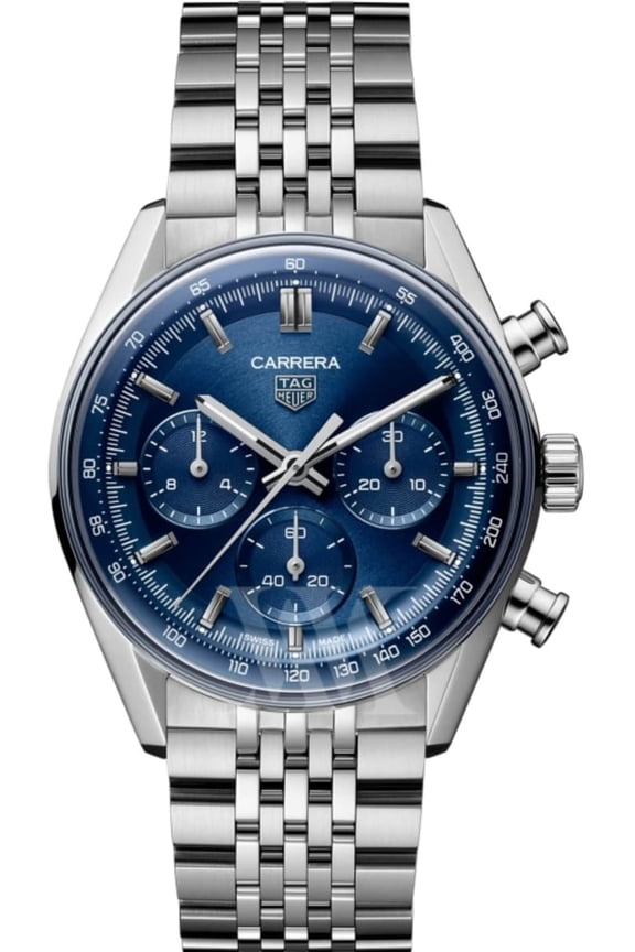 Carrera Chronograph Automatic Blue Dial Stainless Steel Men's Watch CBS2113.BA0053