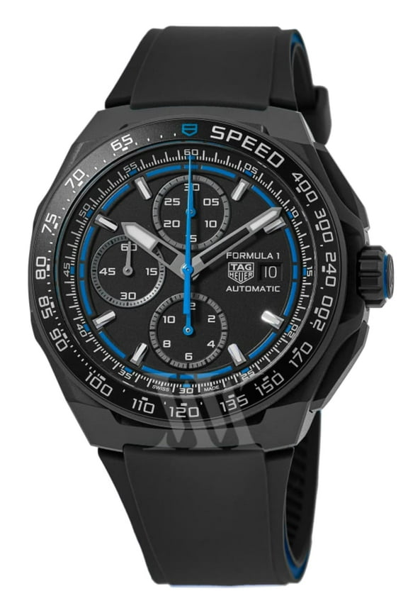 Formula 1 Automatic Chronograph Black Dial Rubber Strap Men's Watch CBZ2084.FT8097