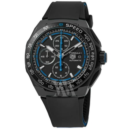 Formula 1 Automatic Chronograph Black Dial Rubber Strap Men's Watch CBZ2084.FT8097
